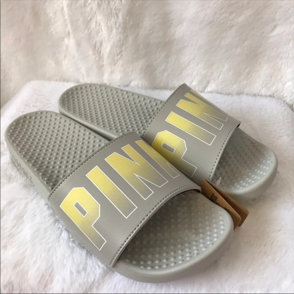 SALE ‼️S M L VICTORIA SECRET PINK SLIDES - Picture 2 of 7